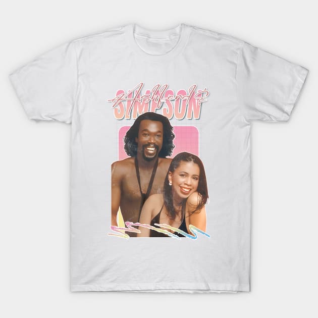 Ashford & Simpson // 80s Retro Soul Fan Design T-Shirt by DankFutura